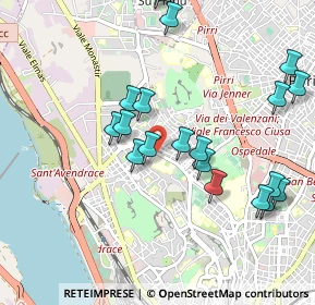 Mappa Via Nebida, 09122 Cagliari CA, Italia (1.164)