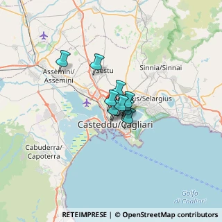 Mappa Via Fontana Raminosa, 09122 Cagliari CA, Italia (3.25273)