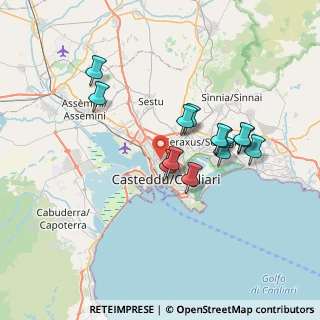 Mappa Via Fontana Raminosa, 09122 Cagliari CA, Italia (6.84538)
