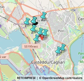 Mappa Via Fontana Raminosa, 09122 Cagliari CA, Italia (1.61647)