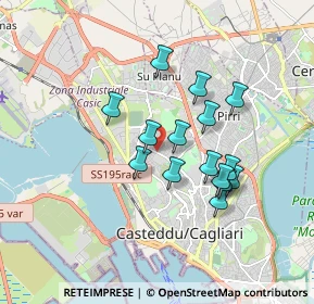 Mappa Via Nebida, 09122 Cagliari CA, Italia (1.612)