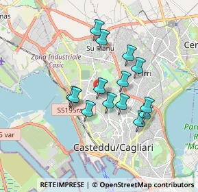 Mappa Via Fontana Raminosa, 09122 Cagliari CA, Italia (1.53857)