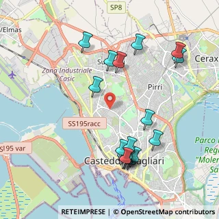 Mappa Via Fontana Raminosa, 09122 Cagliari CA, Italia (2.40778)