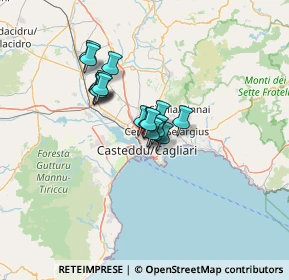 Mappa Via Nebida, 09121 Cagliari CA, Italia (9.07353)