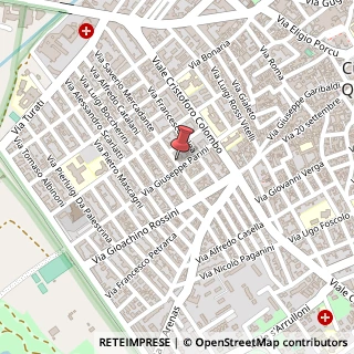 Mappa Via Mercadante Saverio, 121, 09045 Quartu Sant'Elena, Cagliari (Sardegna)