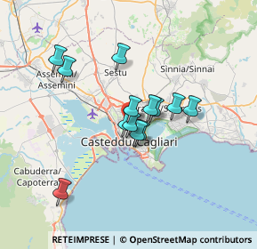 Mappa Via Portovesme, 09121 Cagliari CA, Italia (5.65077)