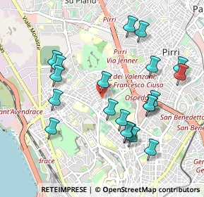 Mappa Via Portovesme, 09121 Cagliari CA, Italia (1.1115)