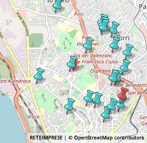 Mappa Via Portovesme, 09121 Cagliari CA, Italia (1.3085)