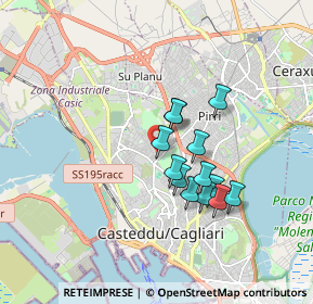 Mappa Via Portovesme, 09121 Cagliari CA, Italia (1.48231)