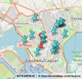 Mappa Via Portovesme, 09121 Cagliari CA, Italia (1.681)