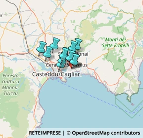 Mappa Via Santarosa Santorre, 09045 Quartu Sant'Elena CA, Italia (6.72667)