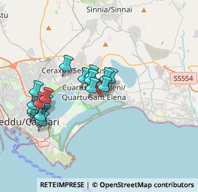 Mappa Via Santarosa Santorre, 09045 Quartu Sant'Elena CA, Italia (3.68941)