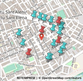 Mappa Via Santarosa Santorre, 09045 Quartu Sant'Elena CA, Italia (0.2485)