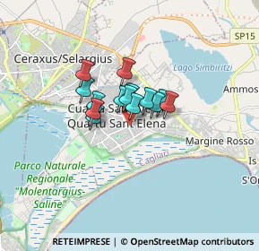 Mappa Via Santarosa Santorre, 09045 Quartu Sant'Elena CA, Italia (0.99929)