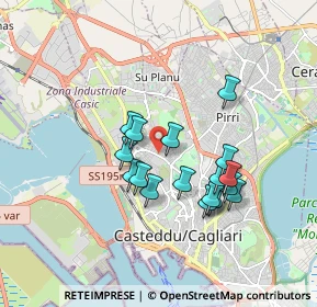 Mappa Via La Nurra, 09122 Cagliari CA, Italia (1.63882)
