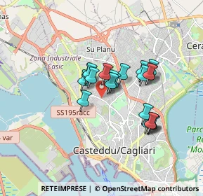 Mappa Via La Nurra, 09122 Cagliari CA, Italia (1.412)