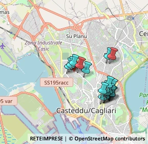 Mappa Via Castagne Vizza, 09122 Cagliari CA, Italia (1.83)