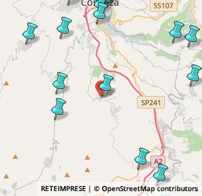 Mappa Via Roma, 87045 Dipignano CS, Italia (6.9785)