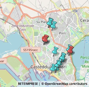 Mappa Via Malfidano, 09121 Cagliari CA, Italia (2.045)