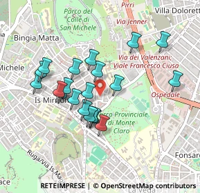 Mappa Via Monsignor Parraguez, 09121 Cagliari CA, Italia (0.44)