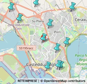 Mappa Via Monsignor Parraguez, 09121 Cagliari CA, Italia (2.68545)