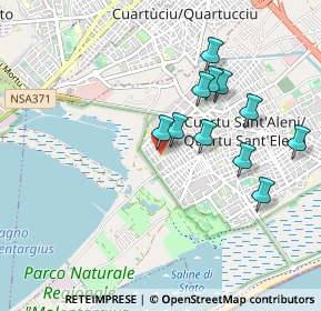 Mappa Via Pierluigi da Palestrina, 09045 Quartu Sant'Elena CA, Italia (0.93182)