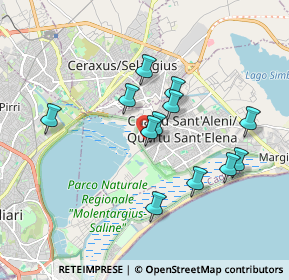 Mappa Via Pierluigi da Palestrina, 09045 Quartu Sant'Elena CA, Italia (1.76667)