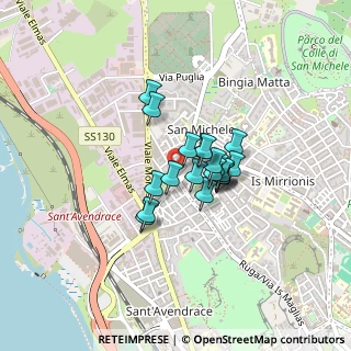 Mappa Via Col del Rosso, 09122 Cagliari CA, Italia (0.2835)