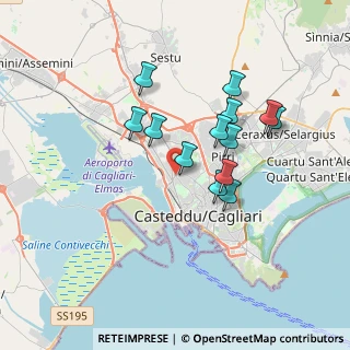Mappa Via Col del Rosso, 09122 Cagliari CA, Italia (3.31231)