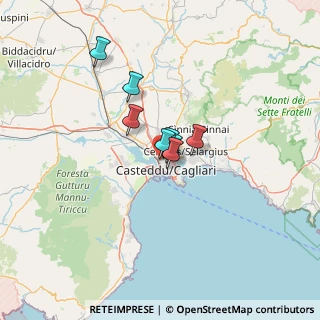 Mappa Via Col del Rosso, 09122 Cagliari CA, Italia (24.4025)