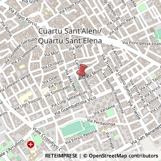 Mappa Via Silvio Pellico, 23, 09045 Quartu Sant'Elena, Cagliari (Sardegna)