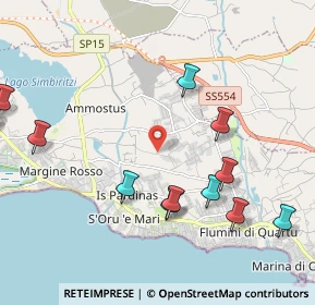 Mappa Via Costantino Nivola, 09045 Quartu Sant'Elena CA, Italia (3.21813)