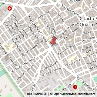 Mappa Piazza Santa Maria, 41, 09045 Quartu Sant'Elena, Cagliari (Sardegna)