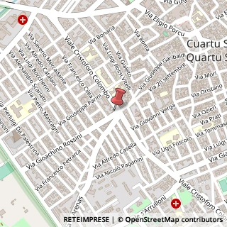 Mappa Viale C. Colombo, 198, 09045 Quartu Sant'Elena, Cagliari (Sardegna)