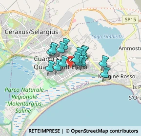 Mappa Via S. Santarosa, 09045 Quartu Sant'Elena CA, Italia (1.002)