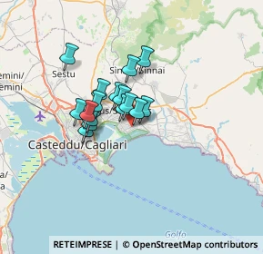Mappa Via Tazzoli Enrico, 09045 Quartu Sant'Elena CA, Italia (4.80375)