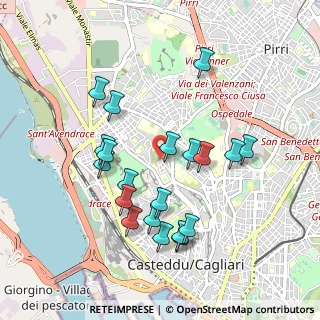 Mappa Via Goito, 09123 Cagliari CA, Italia (1.0095)
