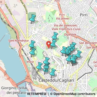 Mappa Via Goito, 09123 Cagliari CA, Italia (1.0855)