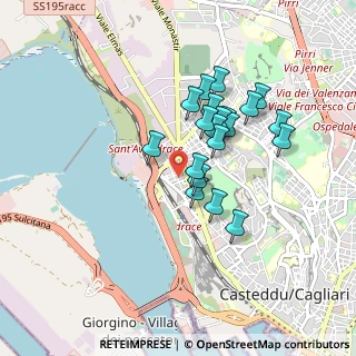 Mappa Via Piave, 09122 Cagliari CA, Italia (0.787)