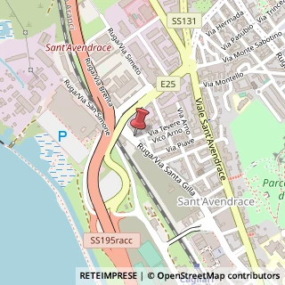 Mappa Via Santa Gilla, 119, 09122 Cagliari, Cagliari (Sardegna)