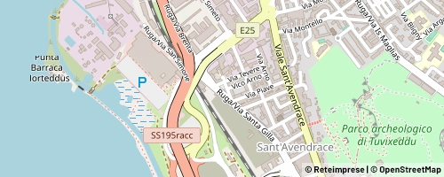 Mappa Cagliari