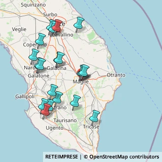 Mappa Via Giacomo Leopardi, 73024 Maglie LE, Italia (17.7515)
