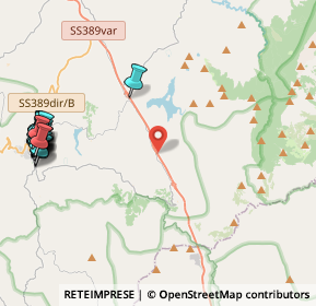 Mappa Strada Statale 389 di Buddusò e del Correboi, 08027 Orgosolo NU, Italia (6.465)