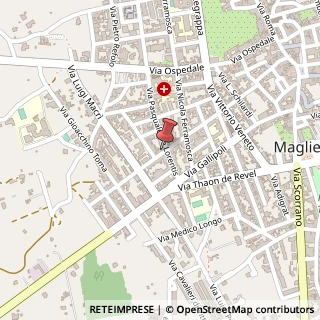 Mappa Via Clementina Palma, 76, 73024 Maglie, Lecce (Puglia)