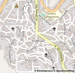 Mappa Via Roma, 08023 Fonni NU, Italia (0.08462)