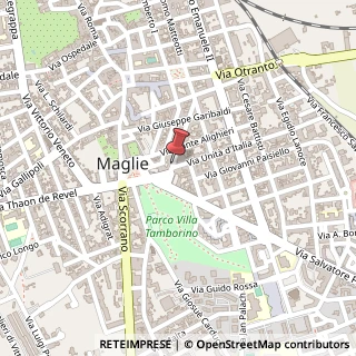 Mappa Via Giuseppe Mazzini, 76, 73024 Maglie, Lecce (Puglia)