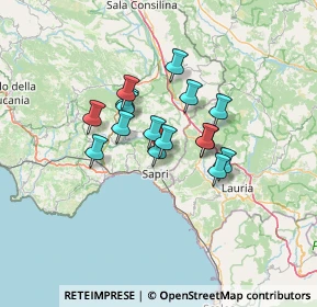 Mappa Via San Rocco, 84030 Torraca SA, Italia (10.21875)
