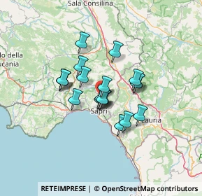 Mappa Via San Rocco, 84030 Torraca SA, Italia (9.8155)