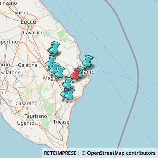 Mappa VIA CASE SPARSE, 73020 Casamassella LE, Italia (10.53857)
