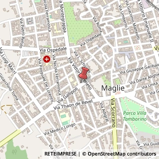 Mappa Via Gallipoli, 8, 73024 Maglie, Lecce (Puglia)